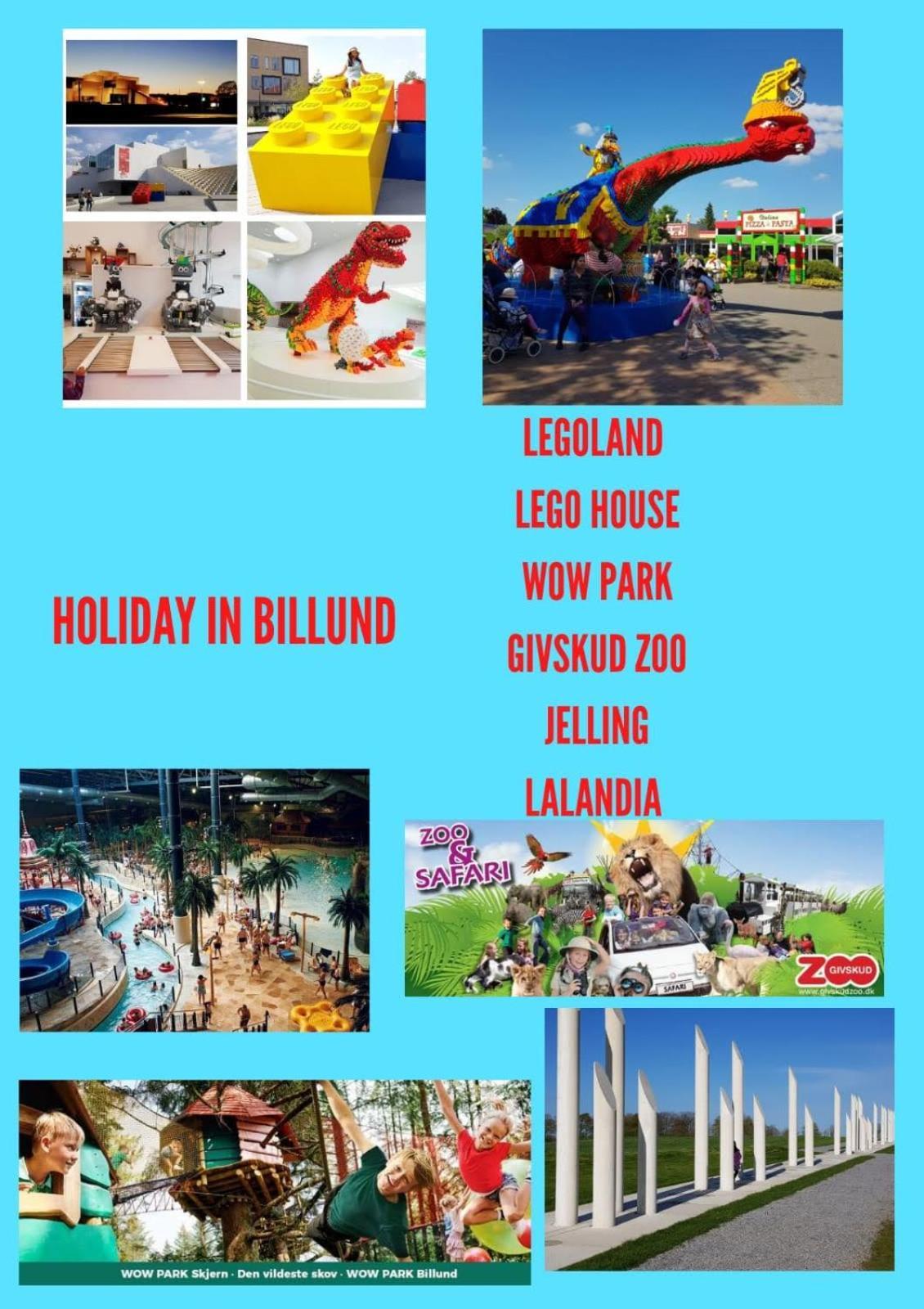 5Min Walk To Lego House - Two Bedrooms On Loft Floor With Balcony * With Garden ビルン エクステリア 写真